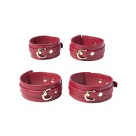 Kinky Play Box Red Passion Bondage Kit - 8 Piece Set