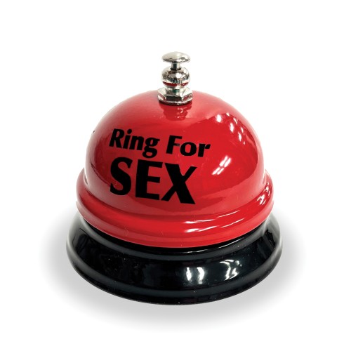 Red Sex Desk Bell for Passionate Connections