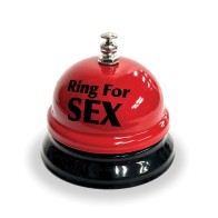 Red Sex Desk Bell for Passionate Connections