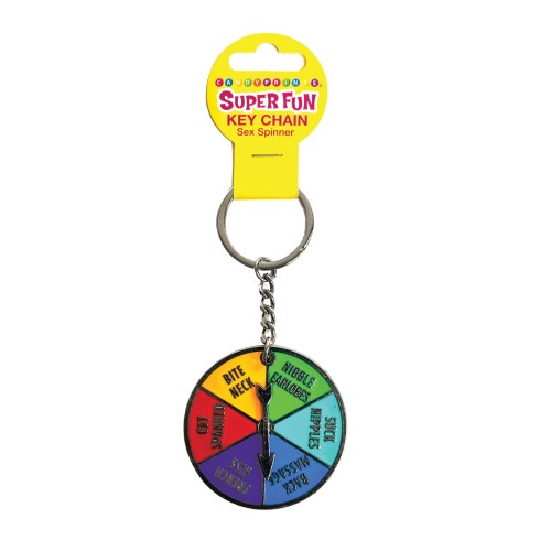 Super Fun Sex Spinner Key Chain - Multi Color