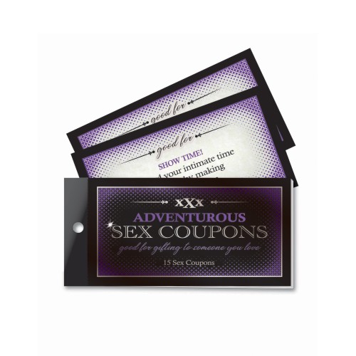 Sex Adventures Coupons Book