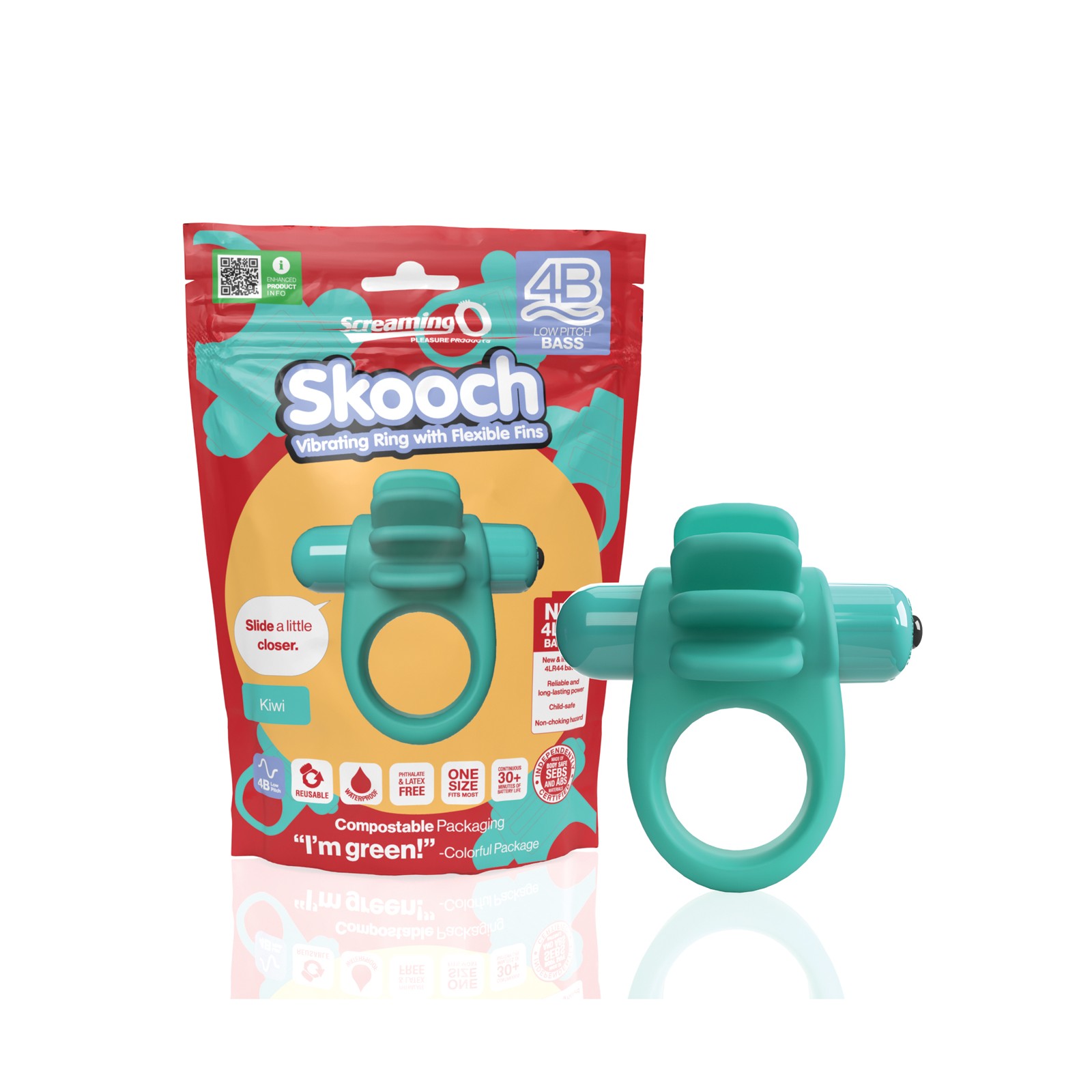 Screaming O 4B Skooch Vibrating Ring for Couples