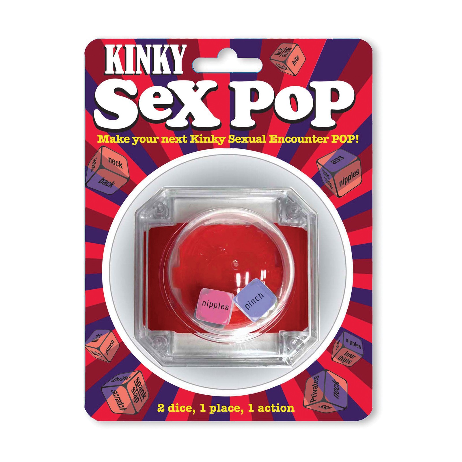 Juego de Dados Kinky Sex Pop - Diversión para Parejas