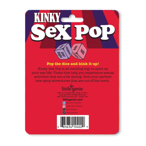 Juego de Dados Kinky Sex Pop - Diversión para Parejas