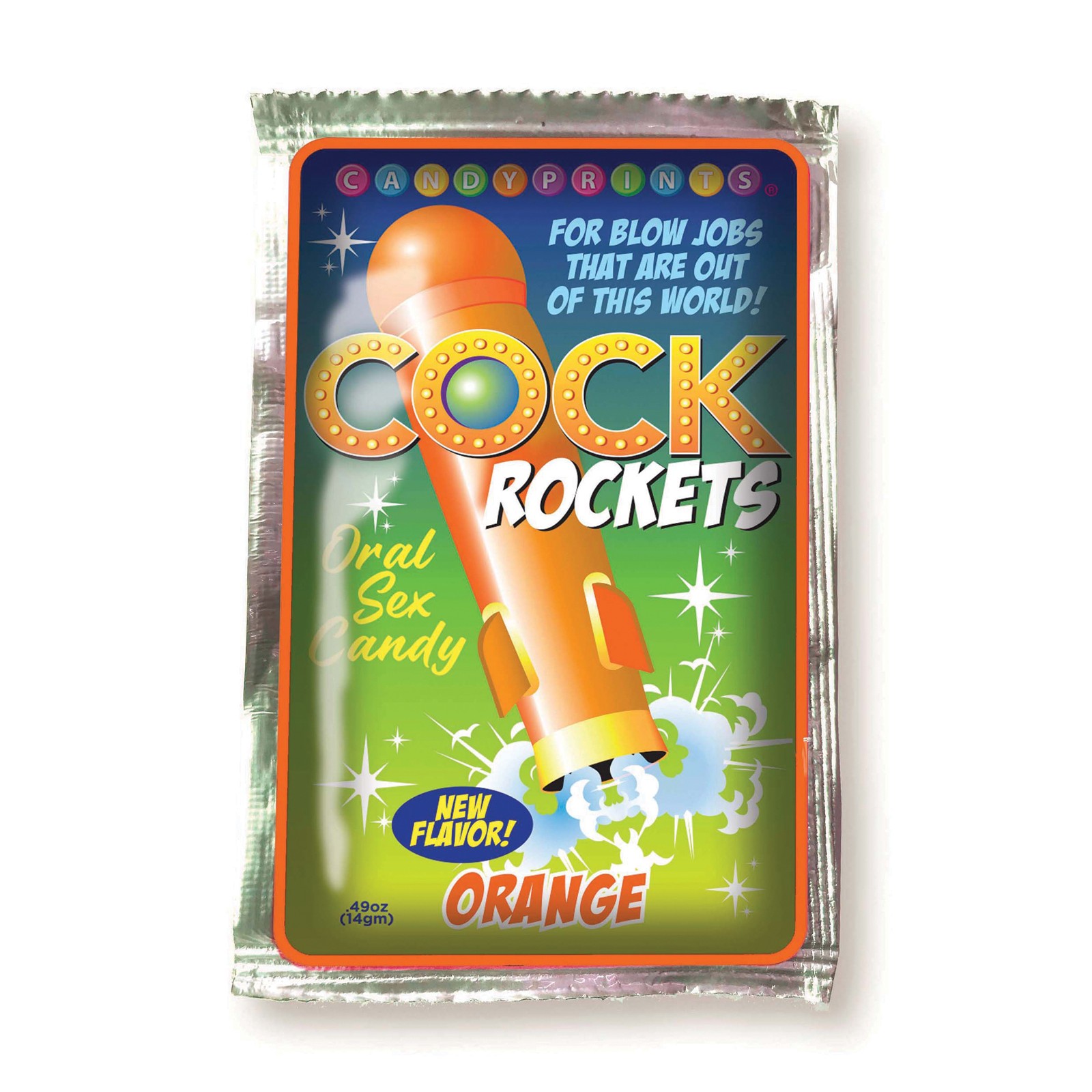 Caramelo Oral Cock Rockets Sabor Naranja