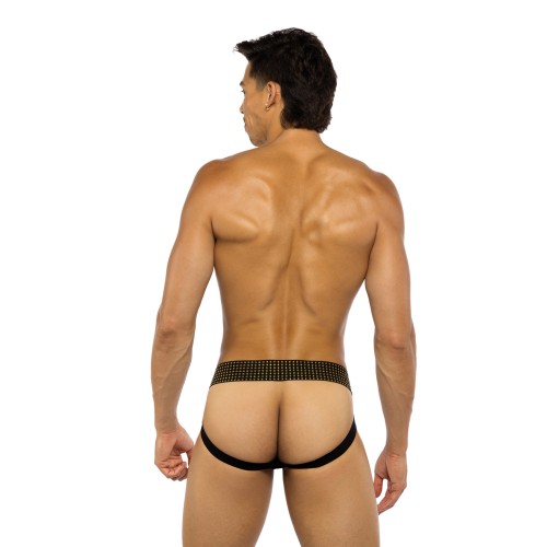 Jockstrap Sacred Heart Pouch Contorneado Negro LG