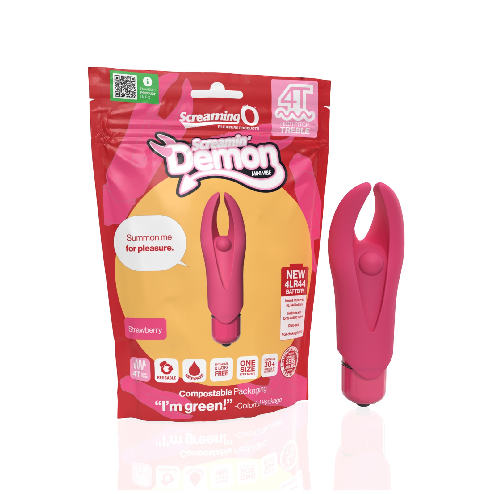 Mini Vibrador Screaming O 4T Demon