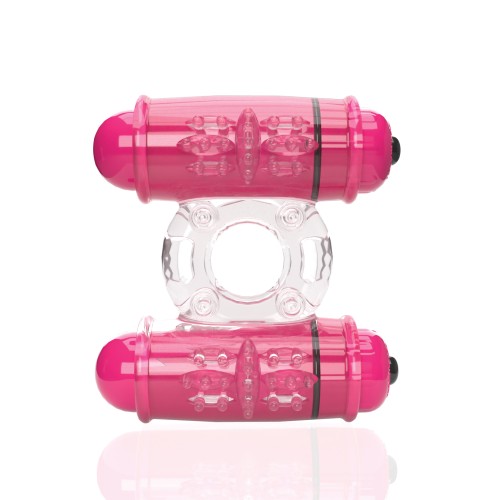 Screaming O 4T Double Wammy Strawberry Vibrator