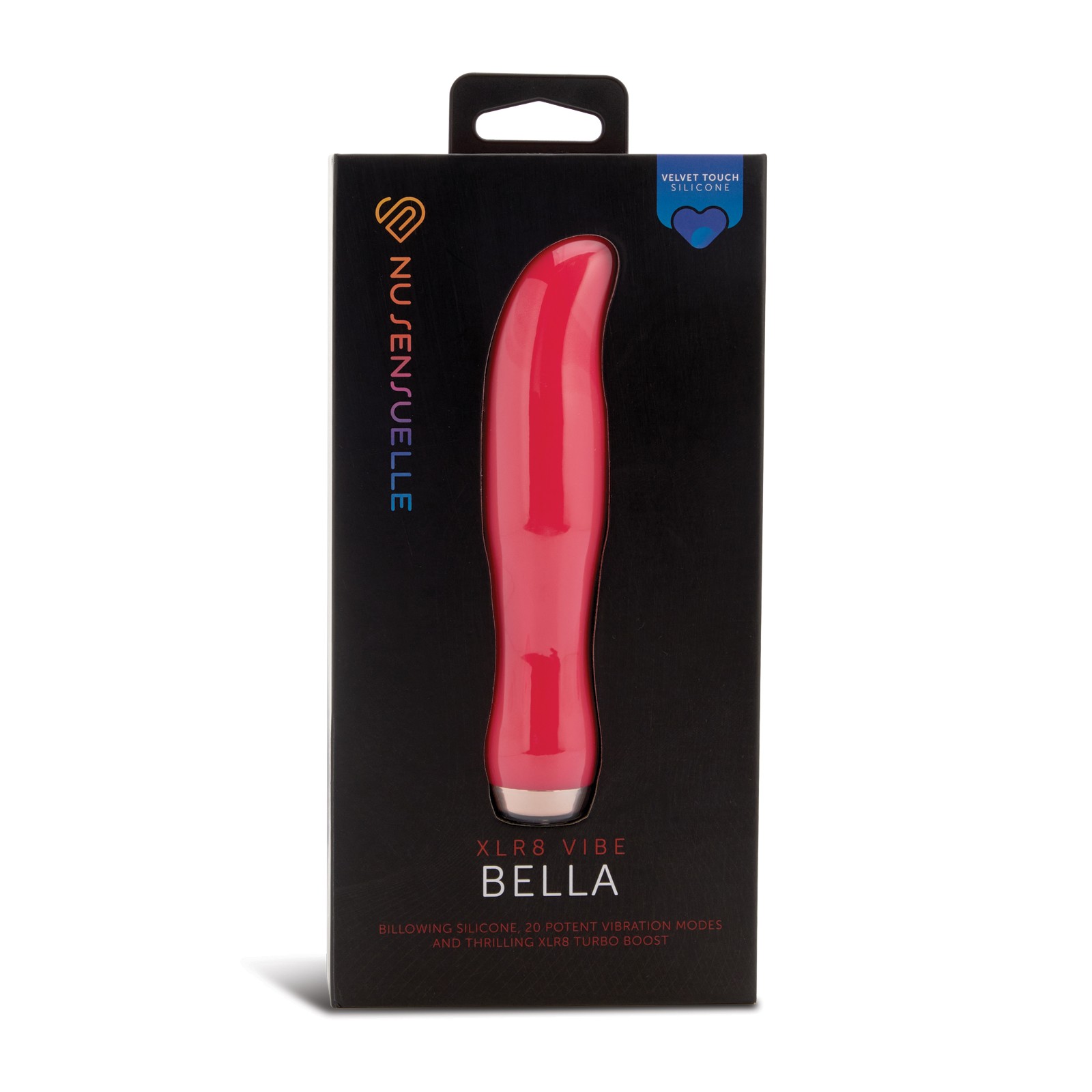 Nu Sensuelle Bella Velvet Touch Vibe Hot Pink