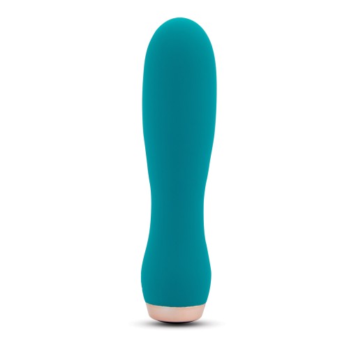 Vibrador Nu Sensuelle Skye de Tacto de Terciopelo en Verde Esmeralda