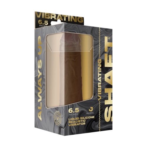 Shaft Flexskin Liquid Silicone Vibrating Dong Oak