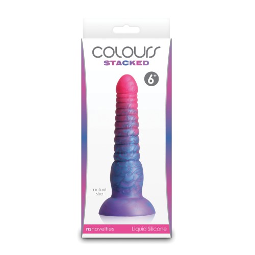 Dildo Apilado de 6 Pulgadas Colores