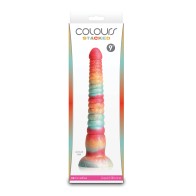 Colours Stacked 9" Dildo Red Gold