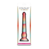 Colours Stacked 9" Dildo Red Gold