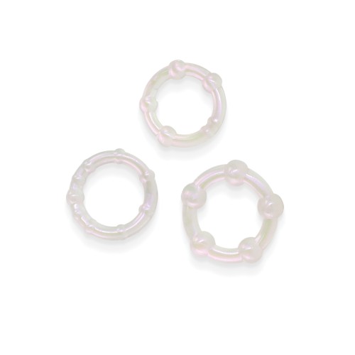 Fantasia Intensity Cock Rings - Pearl Set