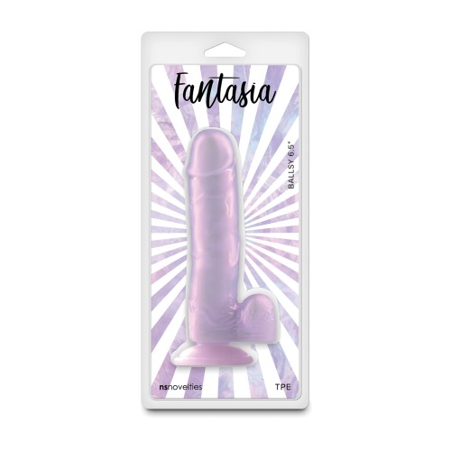 Fantasia Ballsy 6.5" Dildo - Orchid