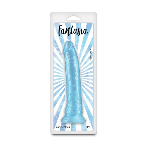 Dildo Fantasia Upper de 7" - Turquesa