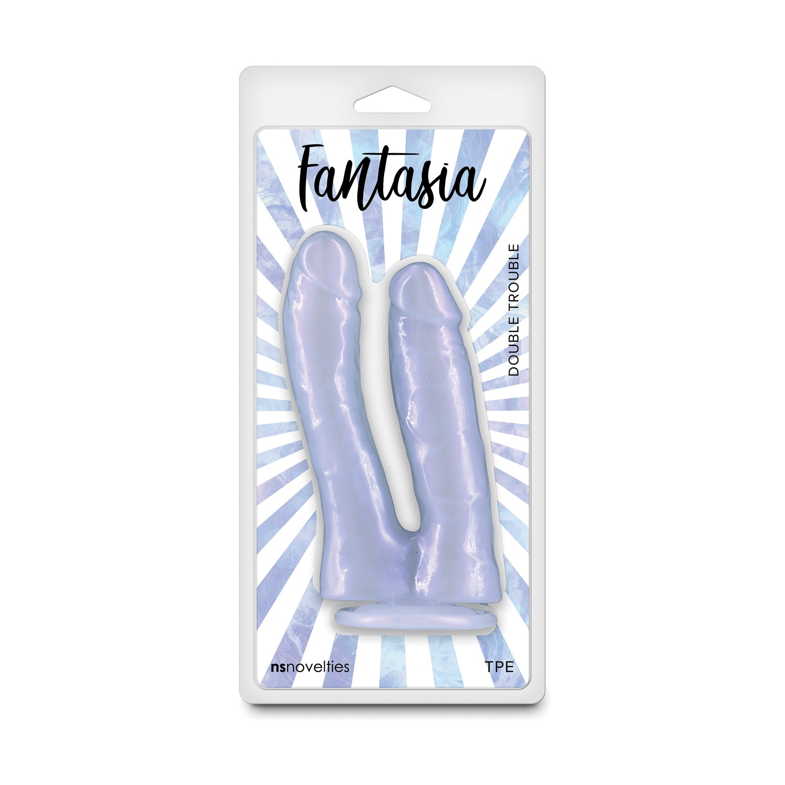 Dildo Fantasía Doble Trouble Azul