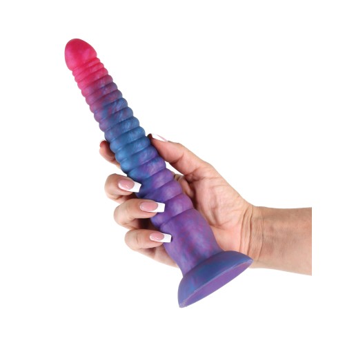 Colours Stacked 9 inch Dildo - Pink/Blue