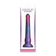 Dildo Apilado de 9 Pulgadas Colours - Rosa/Azul