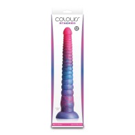 Dildo Apilado de 12 Pulgadas Rosa Azul