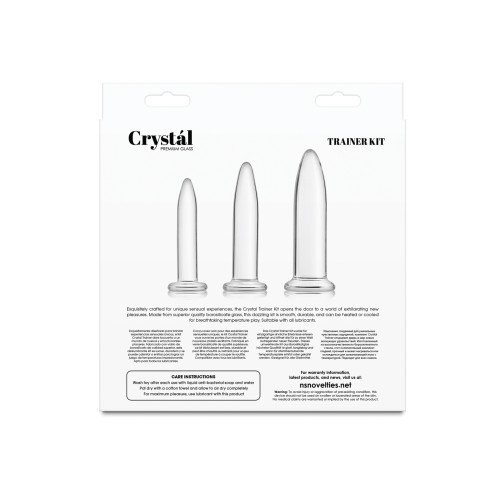 Kit de Entrenador Anal Crystal - Perfecto para Principiantes