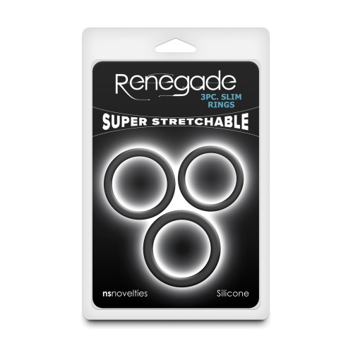 Juego de Anillos de Pene Renegade Slim - Mejora Tu Placer