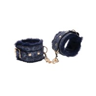 Luxurious Cougar Fur Handcuffs for Playful Restraint