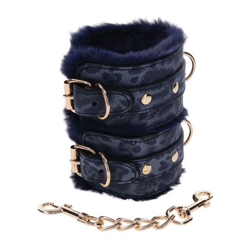 Luxurious Cougar Fur Handcuffs for Playful Restraint