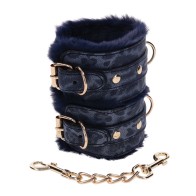 Luxurious Cougar Fur Handcuffs for Playful Restraint