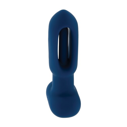 Evolved The Flapper Remote Controlled Vibrator - Blue