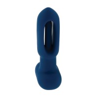 Evolved The Flapper Remote Controlled Vibrator - Blue