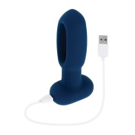 Evolved The Flapper Remote Controlled Vibrator - Blue