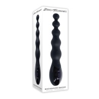 Vibrador Anal Beaded Zero Tolerance Backdoor Baton Negro