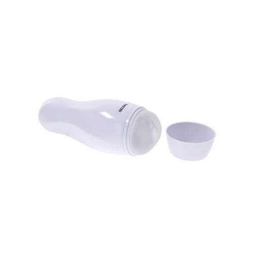 Selopa Pleasure Can Stroker White