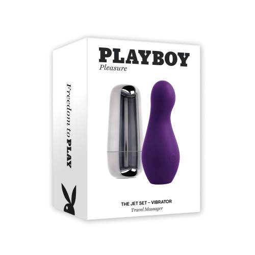 Playboy Pleasure The Jet Set Vibrator Acai Silver