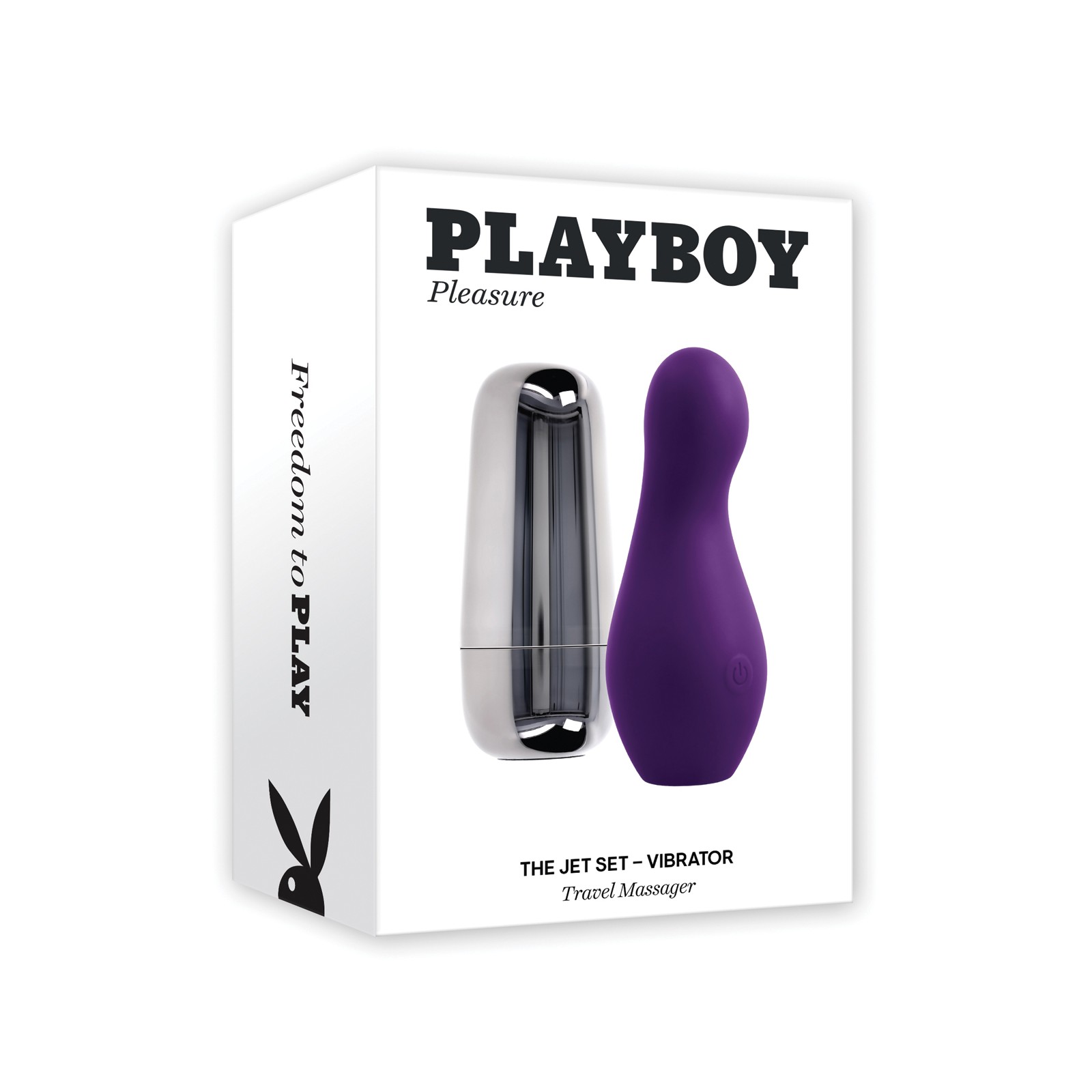 Playboy Pleasure The Jet Set Vibrator Acai Silver