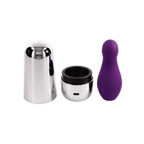 Playboy Pleasure The Jet Set Vibrator Acai Silver