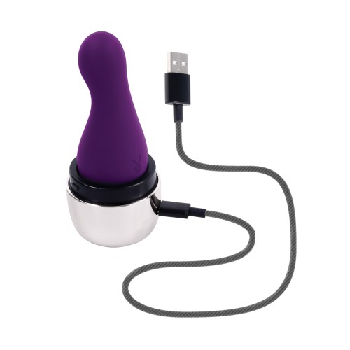 Playboy Pleasure The Jet Set Vibrator Acai Silver