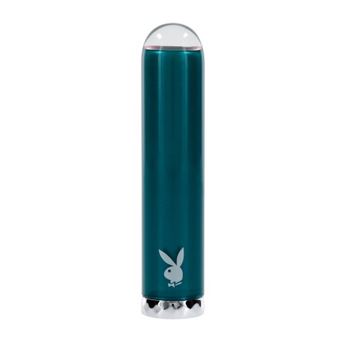 Playboy Emerald Bullet Vibrator in Deep Teal Color