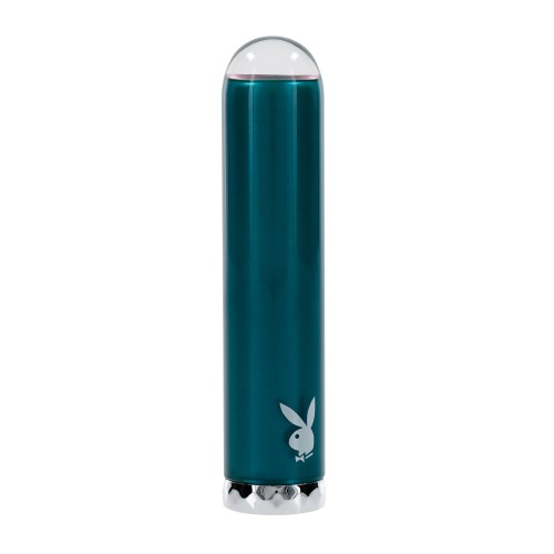 Playboy Emerald Bullet Vibrator in Deep Teal Color