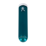 Playboy Emerald Bullet Vibrator in Deep Teal Color