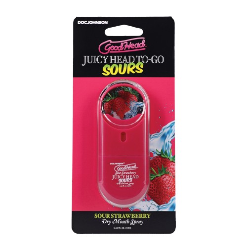 GoodHead Juicy Head Sour Strawberry Spray To-Go