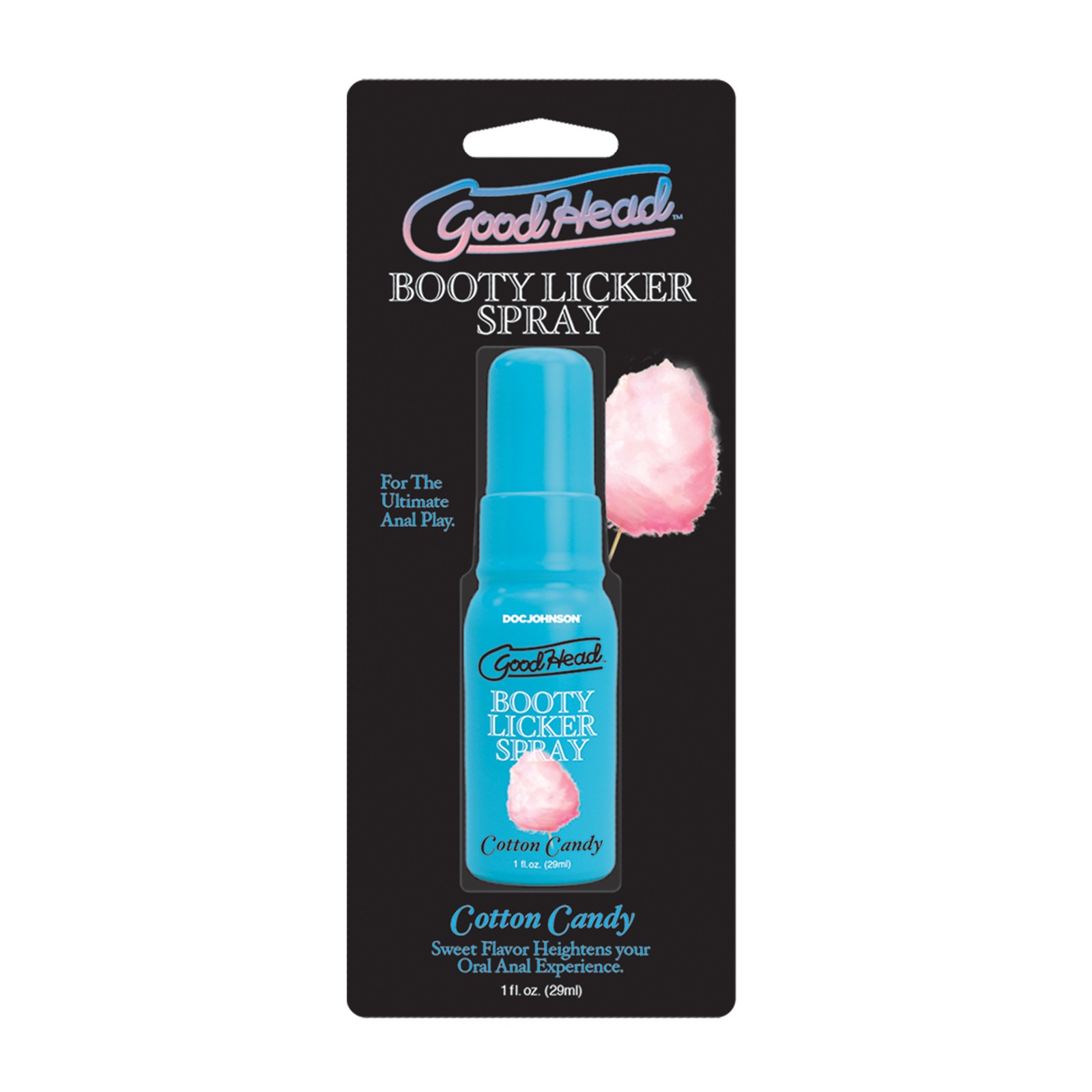 Spray Lingüístico de Booty GoodHead 1 oz Sabor Algodón de Azúcar