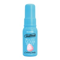 Spray Lingüístico de Booty GoodHead 1 oz Sabor Algodón de Azúcar