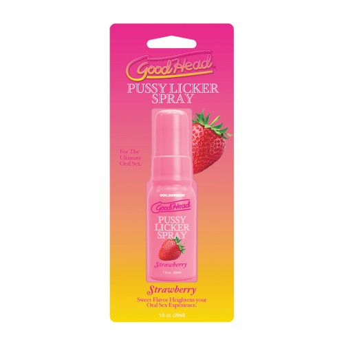 GoodHead Pussy Licker Spray Strawberry Flavor