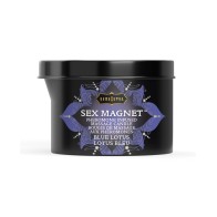 Kama Sutra Sex Magnet Candle w/Pour Spout - 6 oz Blue Lotus