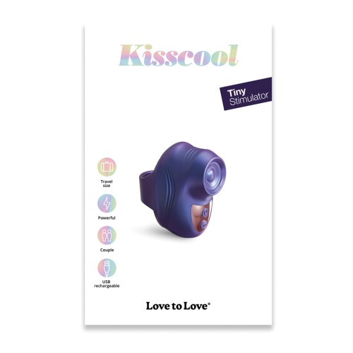 Vibrador de Dedo Kisscool - Indigo Medianoche