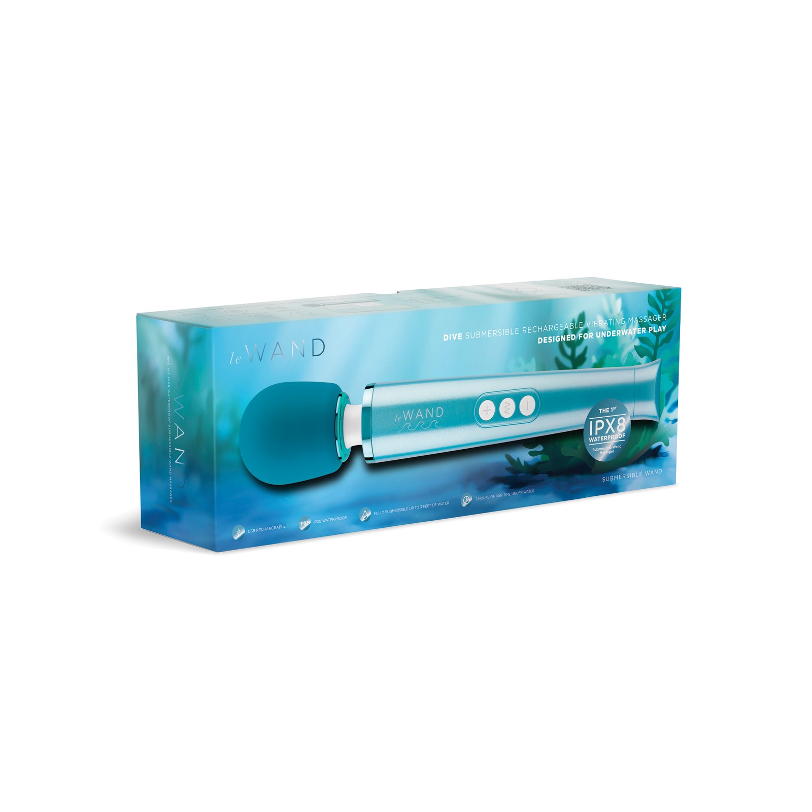 Le Wand Dive Vibrating Massager - Blue