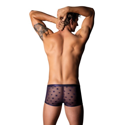 Purple Love Star Mini Shorts for Eye-Catching Appeal